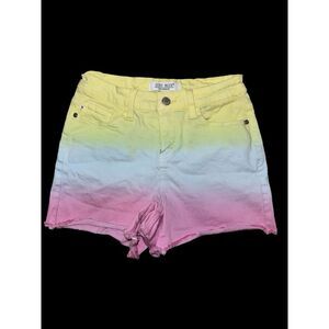 Judy Blue Shorts Women Small Snow Ombre Tie Dye Cut Off High Waist Denim Stretch